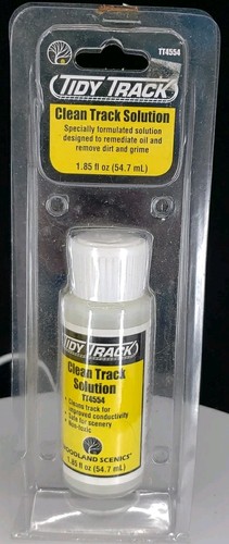Woodland Scenics Tidy Track Clean Track Solution 1,85 fl. oz. Flasche #4554 | Zustand: New