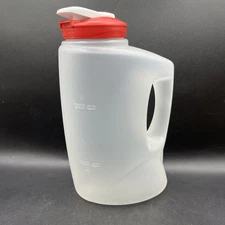 Rubbermaid 8QT Mixer Mate Drink Pitcher w/ Flip Top Lid and Handle