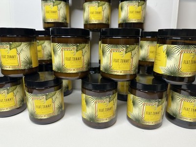 Flat Tummy Cream, an all-natural body cream that claims to help firm and tight