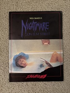 A NIGHTMARE ON ELM STREET Japanese Souvenir Program 1986, Wes Craven