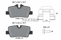 Bremsbelagsatz FÜR BMW 3 (G20, G80, G28) - Textar 2142101