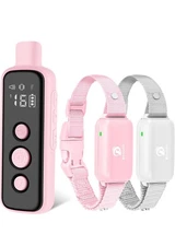 Bousnic Dog Shock Collar for 2 Dogs - (8-120lbs) Waterproof Rechargeable