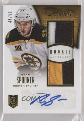 2013-14 Panini Rookie Anthology Selection Prime 44/50 Ryan Spooner #110 Auto 5c9