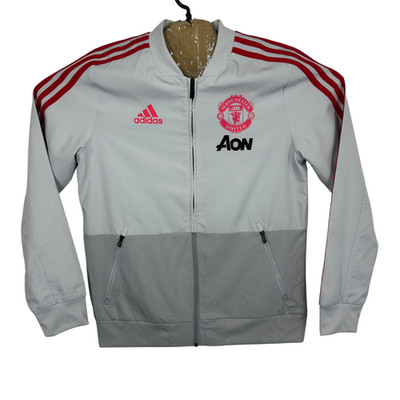 Adidas Manchester United Trainingsjacke 2018-19 Kinder Jugend 13-14 Jahre...