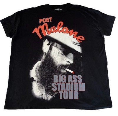 Post Malone T Shirt Dress One Size Big Ass Stadium Tour Oversized NEW *flaw