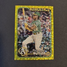 2024 Topps Series 2 - Lawrence Butler #676 Yellow Foil /50 (RC) Athletics