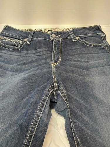 Ariat REAL Blue Low Rise Bootcut Entwined Stitch Denim Jeans Damen Gr. 33 L - Bild 8 von 15