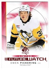 2024/25 SP Authentic Hockey Owen Pickering Future Watch #178 Red Limited
