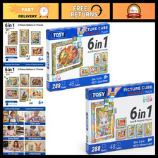 6-in-1 Magnetic Picture Puzzle Cube, STEM Gif...