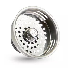 3-1/2 In. Strainer Basket Universal Replacement for Kitchen Sink Drains Stainles
