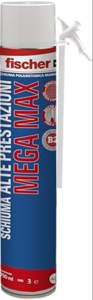 Schiuma Fischer MEGA MAX 750ml per Pistola - Resa 45L Certificata