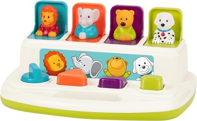 Battat 18 Month Pop Up Pals Animal Cause Effect Toy