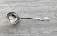 Christofle Sch&ouml;pfkelle Suppenkelle Modell Fidelio Silber ca 30 cm Gebraucht