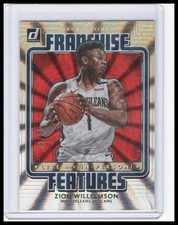 2020-21 Donruss - Zion Williamson - Franchise Features Holo Red Laser #/99