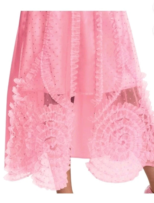 Vestido rosa Wicked Glinda disfraz infantil niña talla mediana (7-8), disfraz Foto 3 de 4