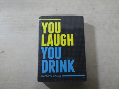 You Laugh You Drink The Drinking Game for People Who Cant Keep Straight Face NEW