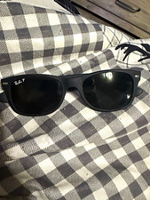 Ray-Ban Unisex Black Full Rim Sunglasses, Plastic Frame, Tinted Lenses