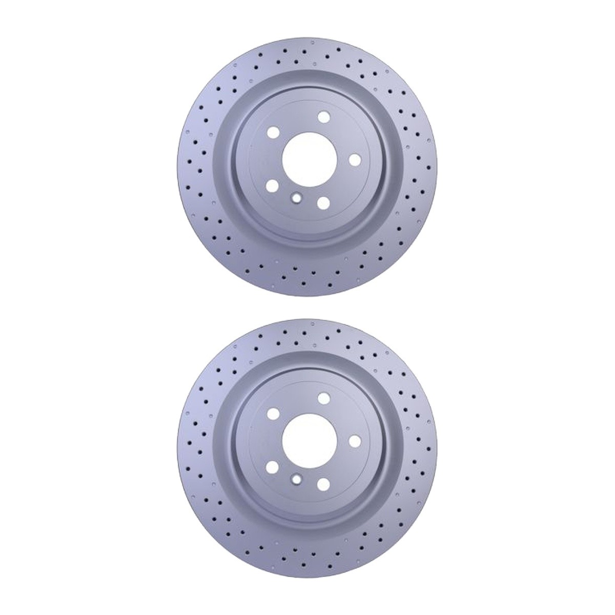 HELLA 8DD 355 126-281 Disco freno PRO High Carbon forato, rivestito, ad alto tenore di carbonio, senza bullone fissaggio ruota - Immagine 2