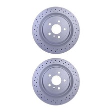 2 Bremsscheiben gelocht &Oslash; 67 mm 22 mm HELLA passend f&uuml;r u.a. MB M-KLASSE