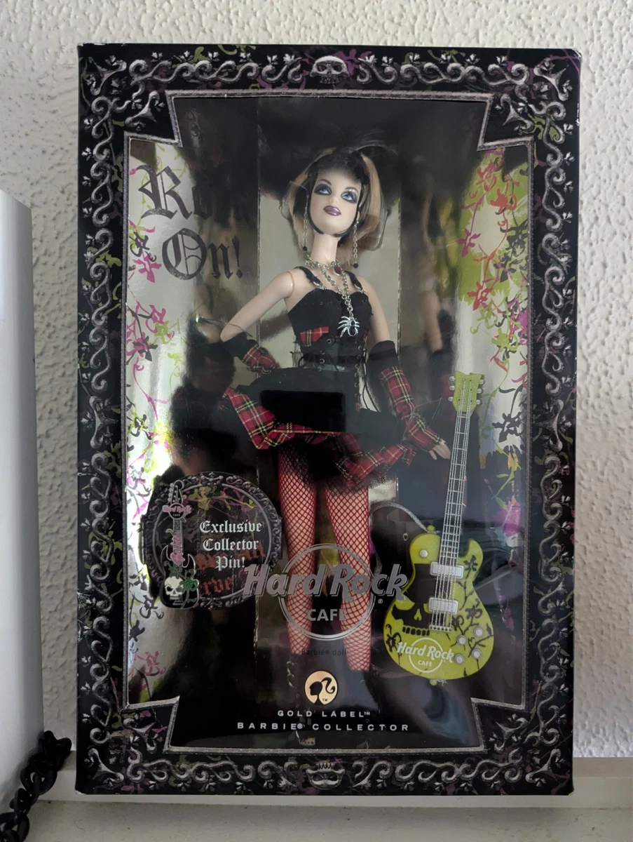 ハードロックカフェバービー#1 & HotWHeeLs ミニカー　必見！ Hard Rock Café Barbie Dolls & Doll Playsets Gold Label Vintageless