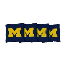 Wolverines Cornhole Bags Michigan Blue 6x6 ACA Regulation Durable Material
