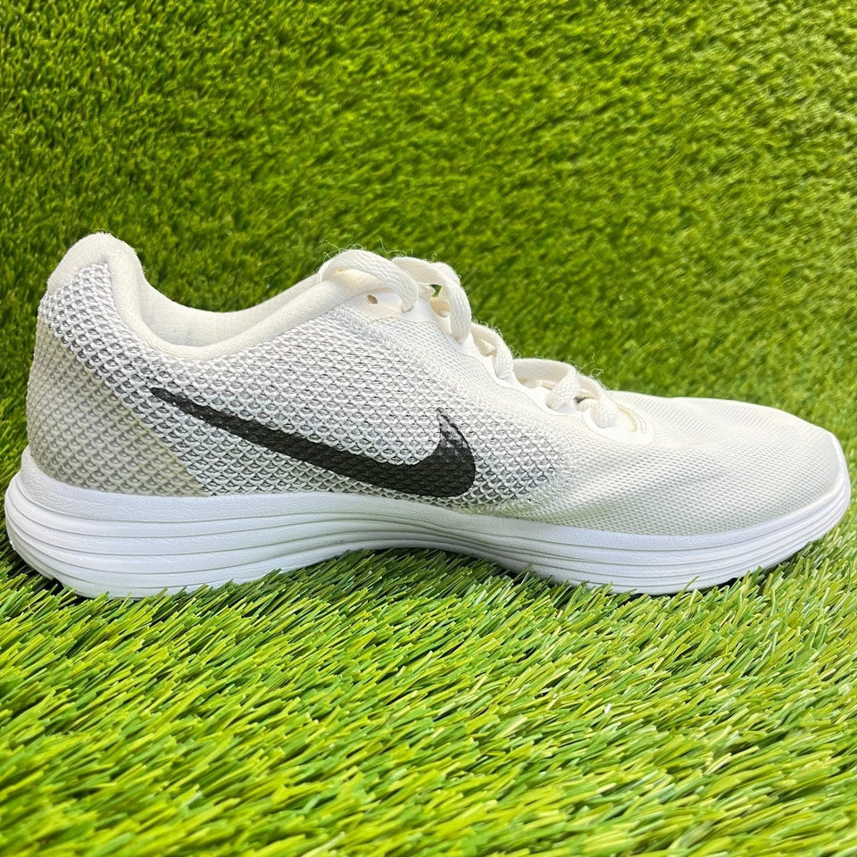 Nike Revolution 3 Damengröße 9 weiß grau schwarz Laufen Wandern Schuhe Turnschuhe - Bild 4 von 4