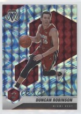 2020-21 Panini Mosaic Reactive Blue Prizm Duncan Robinson #28 3o2
