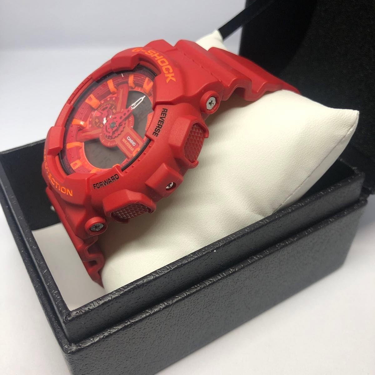 Casio G-shock Ga-110ac Red Japan Mov't. 20bar Stainless
