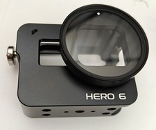 For GoPro HERO 6/7 Black Housing Aluminium Protective Case Cage w/52mm UV Lens