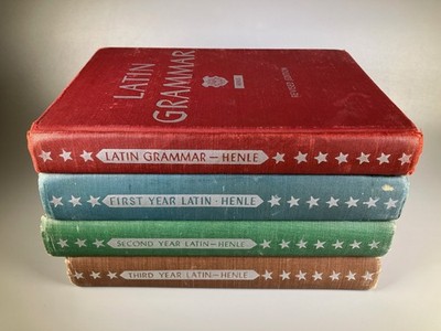 Henle Latin Series First Second Third Year + Grammar 4 HC lot VTG CC Classical