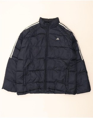Adidas Herren Wattierte Jacke UK 42 XL Navy Blau Polyester DE12