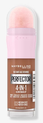 Maybelline Instant Age Rewind Perfector 4-in-2 Glow Makeup 0.68oz New; Shade 3