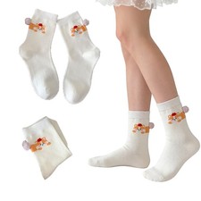 Ziyutam 2 Pcs Funny Socks for Women, Animal One Size, Corgi