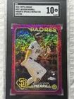 2024 Topps Chrome - Jackson Merrill #207 Magenta Speckle Refractor /350 (RC)