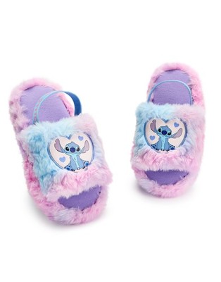Disney Lilo & Stitch Mehrfarbig Fluffy Ombre Stitch Character Slider-Hausschuhe