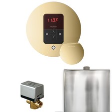 Mr. Steam BBRPB Basic Butler Round Control Package Polished Brass
