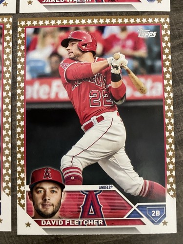 Los Angeles Angels 2023 Topps Gold Star Border Parallel Los Angeles Angels Lot - Picture 11 of 14