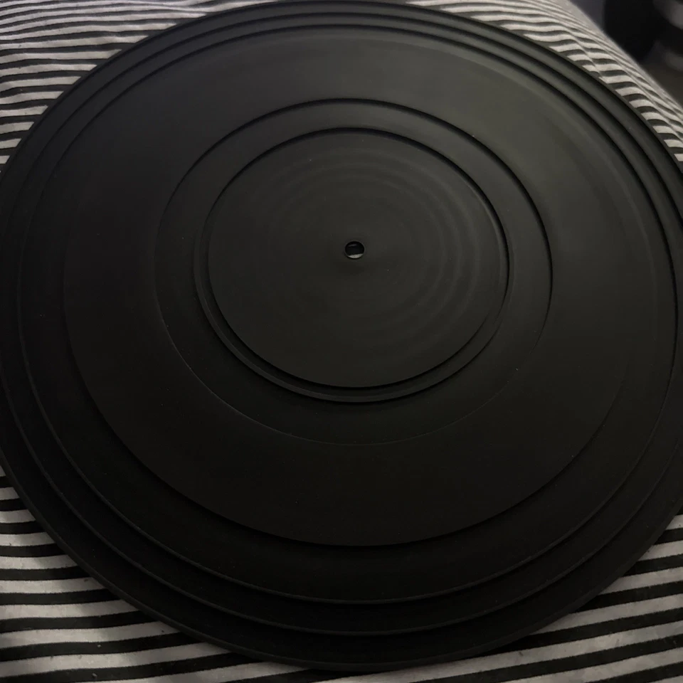 Technics Genuine Rubber Slipmat Black Slip Mat 12" RGS0008 Vinyl 1200 1210 - Image 3 of 3