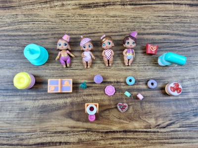 Zapf Creation Baby Born Surprise Mini Baby Series Pink Lot of w