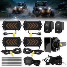 Utv Turn Signal Kit With 110d Hornuniversal Street Legal Atv Arrow-flow Blinker