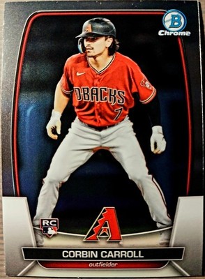 2023 Bowman Chrome Corbin Carroll #5 (RC) Arizona Diamondbacks Star Lot