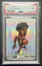 2023-24 Panini Prizm Prizmania #14 Keyonte George RC Rookie SSP PSA 9 MINT