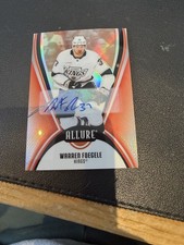 25-26 upper deck allure warren foegele tee rainbow auto 