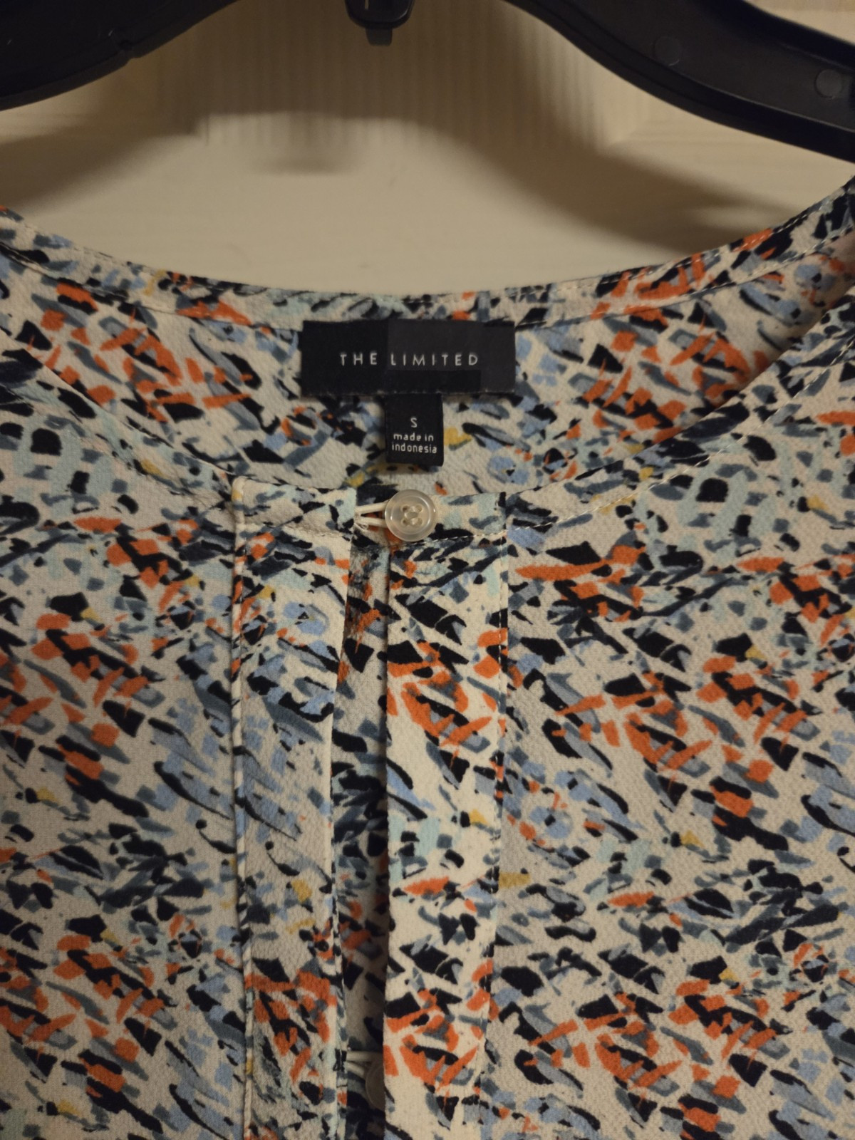 Express Multicolored  Button Down, 3/4 Sleeves, E… - image 3