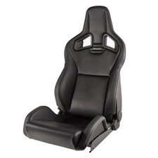 Recaro Sportster CS schwarz Ambla Leder Renn-/Motorsportsitz - links