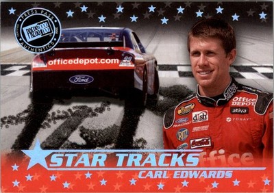 2008 Press Pass Eclipse Star Tracks Holofoil #ST14 Carl Edwards /250 - Racing