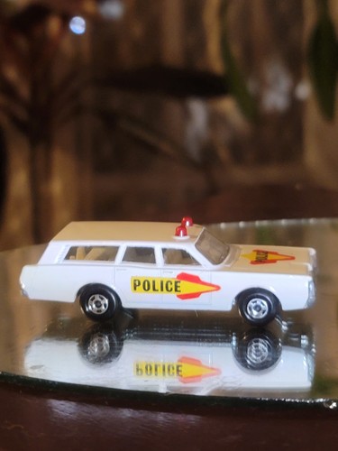 Vintage Matchbox Superfast Wheels 55 B Mercury Police Commuter 1971 ENGLAND - Picture 11 of 17