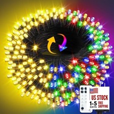 300 LED Color Changing Christmas String Lights Warm 100FT Multicolor Warm White