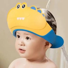 Baby Hair Washing Cap Kids Shampoo Bathing Hat Ear Eye Water Protection