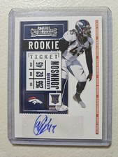 ALEXANDER JOHNSON 2020 PANINI CONTENDERS ROOKIE TICKET #242 RC AUTO AUTOGRAPH